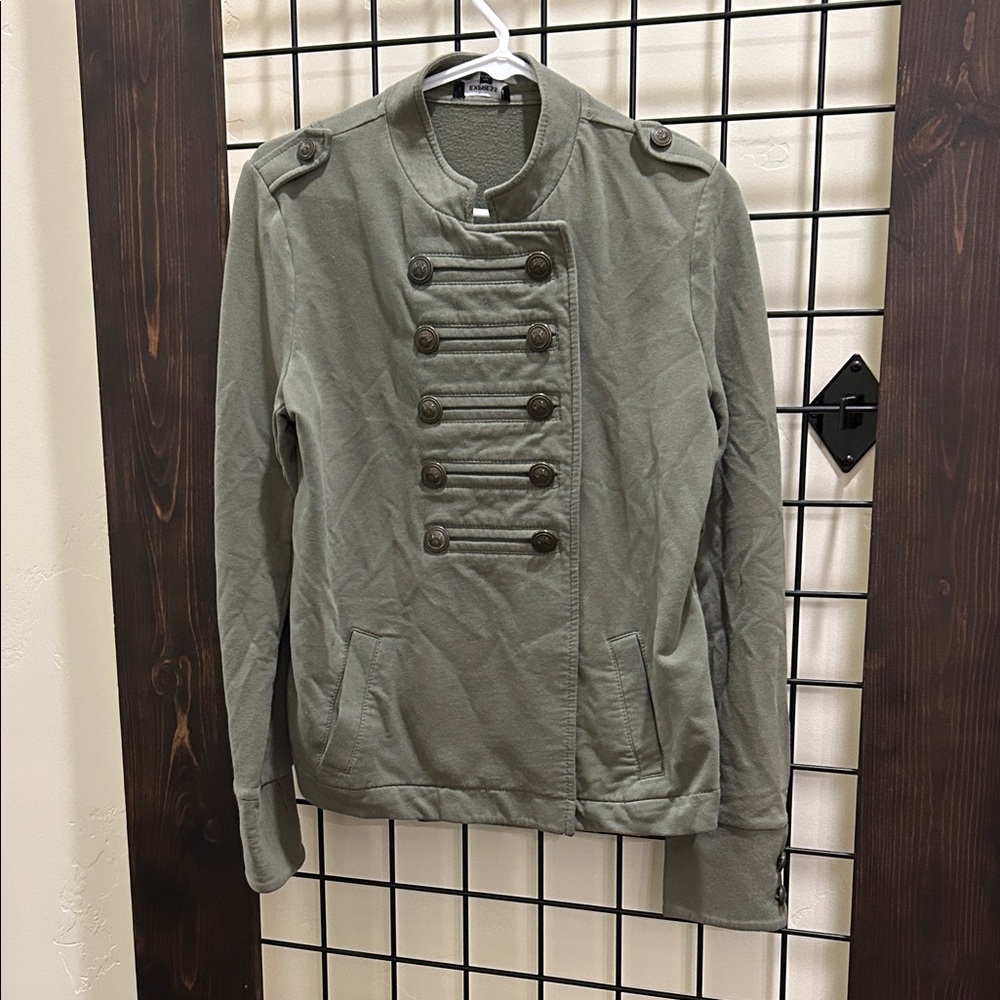 Express Olive Military Style Jacket